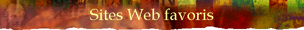 Sites Web favoris