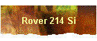 Rover 214 Si